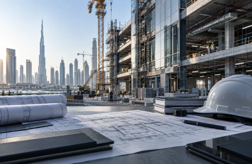 Authority approval and project coordination planning in Dubai